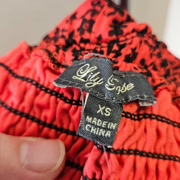 NWT Lily Rose, Junior Dress, Black and Red, XS - Picture 5 of 10